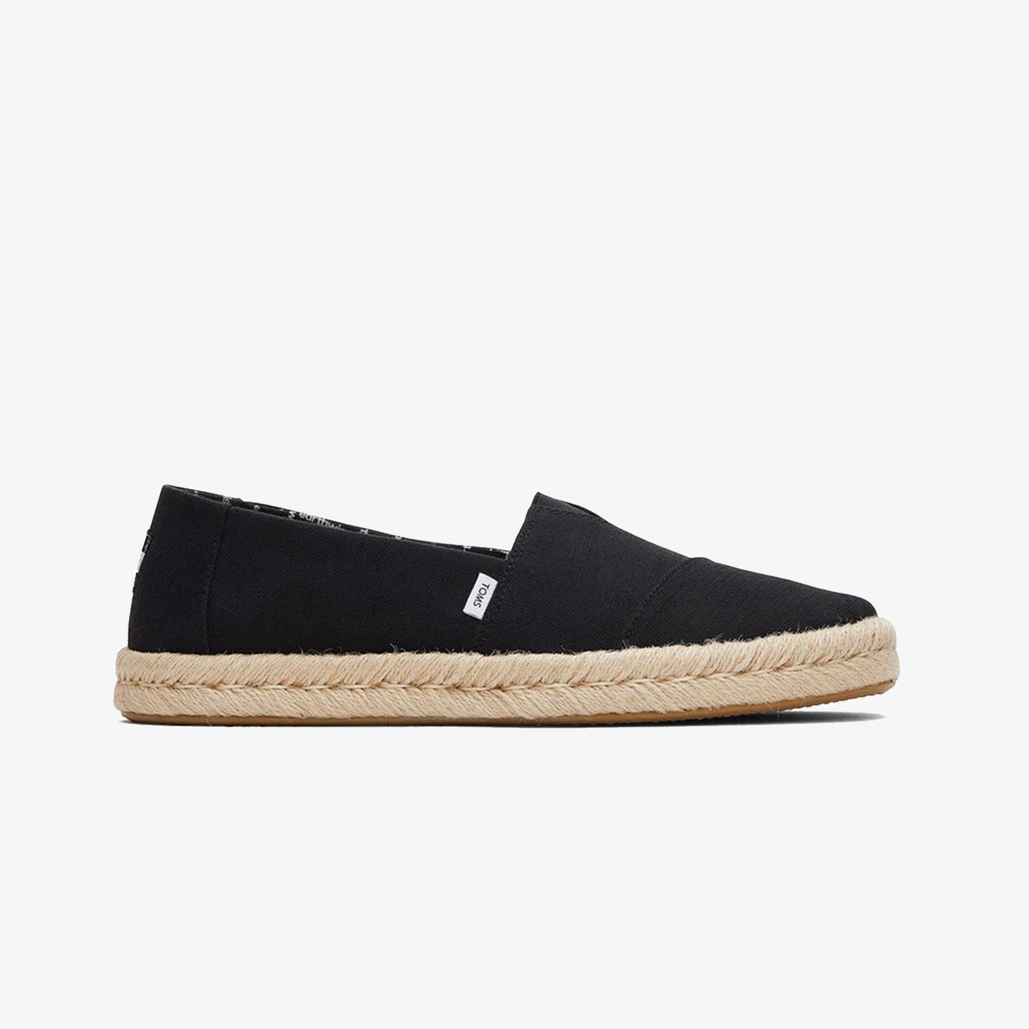 Toms | JUTE WRAP ESPADRILLES { BLACK â Superkicks