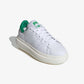 Adidas Originals | STAN SMITH PF  { CLOUD WHITE/OFF WHITE/GREEN