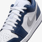 JORDAN | AIR JORDAN 1 LOW { WHITE/WOLF GREY-MIDNIGHT NAVY