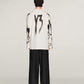 Y-3 | CHITO GRAPHIC LONG SLEEVE TEE { CHALK WHITE