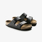 Birkenstock | ARIZONA SOFT FOOTBED BIRKO-FLOR  { BLACK