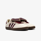 ADIDAS ORIGINALS | SAMBA LONG TONGUE { CREAM WHITE/MAROON/GOLD METALLIC