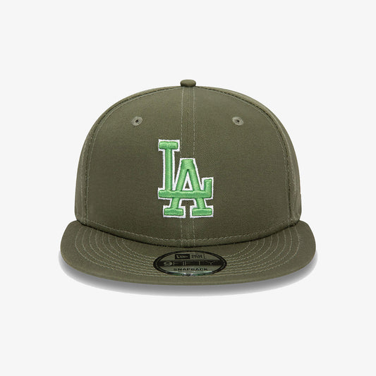 LA DODGERS MLB OUTLINE 9FIFTY ADJUSTABLE CAP 'GREEN'