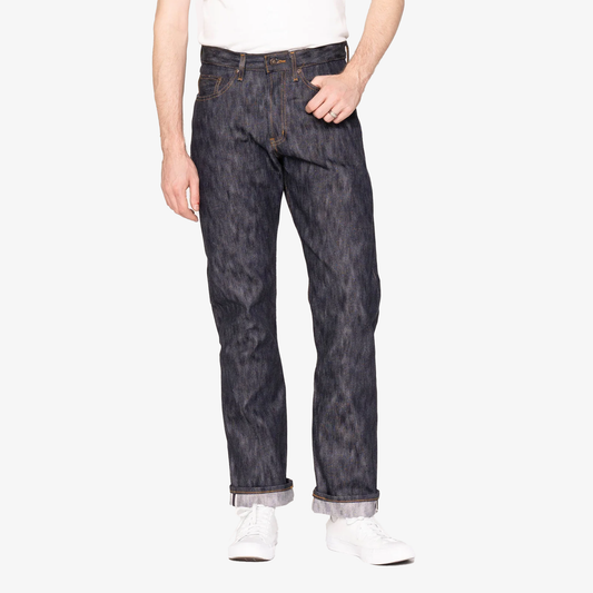 Naked & Famous | TRUE GUY - SAKURA SLUB SELVEDGE { DENIM BULE