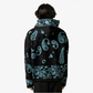 F A R A K | SAPPHIRE HANDMADE HOODIE { BLACK