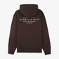 SPORTY & RICH | HEALTH INITIATIVE HOODIE { CHOCOLATE/CREAM