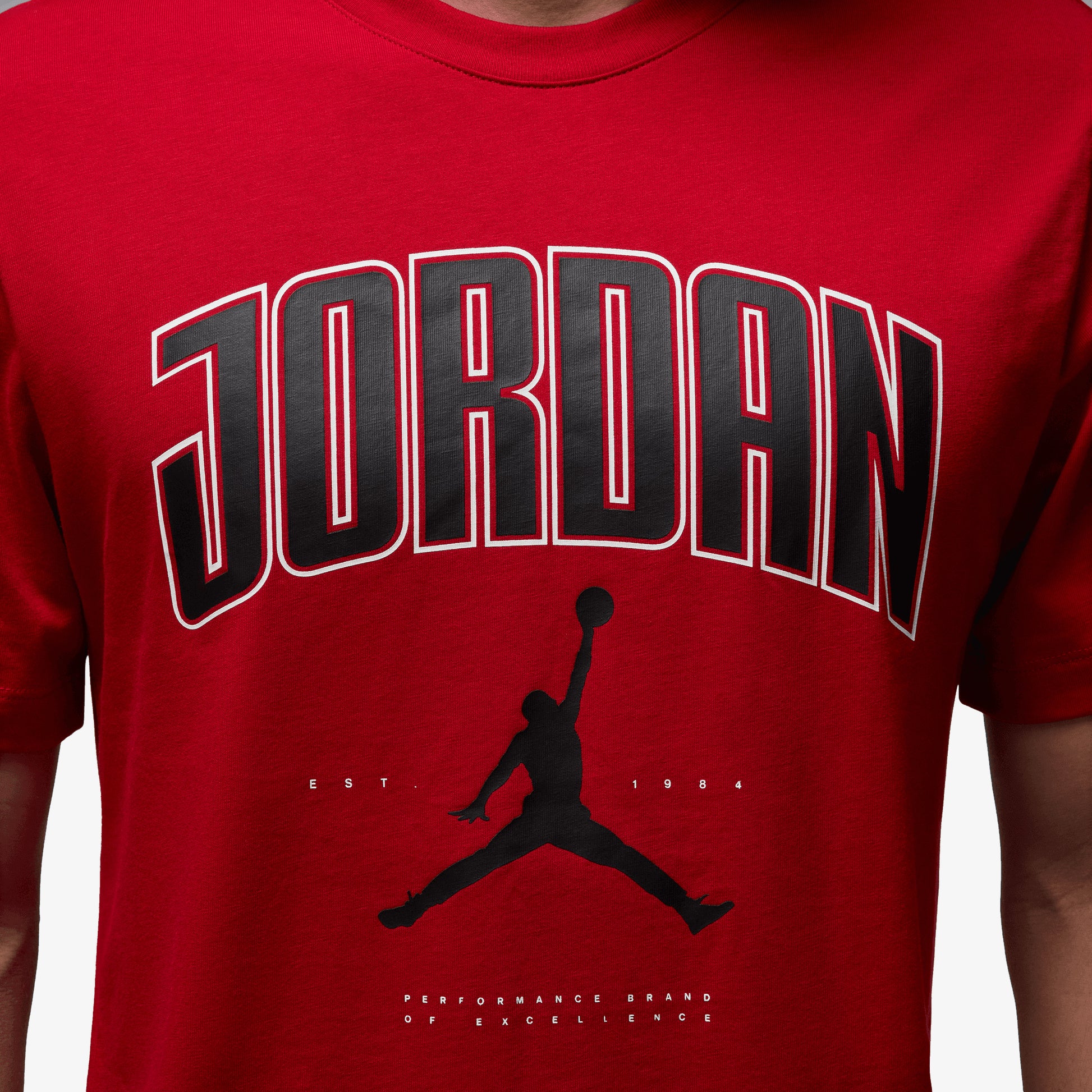 Jordan JORDAN T-SHIRT GYM RED/BLACK/BLACK