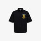 ALMOST GODS | GILDED ALPHA CROSS RELAXED SHIRT { BLACK