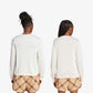 Adidas Originals | WALES BONNER KNIT LONG SLEEVE TEE  { CHALK WHITE/SEMI FROZEN YELLOW