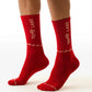 GULLY LABS | GULLY SOCKS { KUMKUM RED
