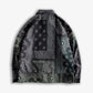 FDMTL | PRINTED PATCHWORK JACKET  { KHAKI