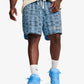 PUMA | HOOPS X LF MOSIAC SHORTS { TEAM LIGHT BLUE