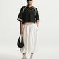 NIKE | OVERSIZED TOP { BLACK/BLACK/WHITE/WHITE