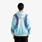 F A R A K | REMINISCENCE HANDMADE HOODIE { BLUE