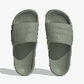 ADIDAS ORIGINALS | ADILETTE 22 SLIDES { SILVER GREEN / SILVER GREEN / CORE BLACK