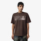 ALMOST GODS | SYSTEM RELAXED TEE { BROWN