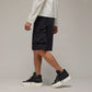 Y-3 | NYLON TWILL SHORTS { BLACK