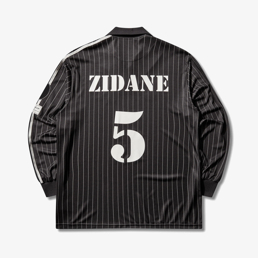 Y-3 | Y-3 ZINEDINE ZIDANE SOCCER LONG SLEEVE JERSEY { BLACK