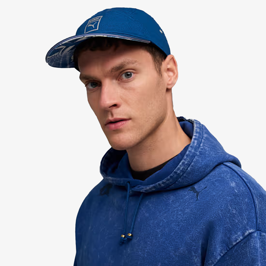PUMA | x SONIC GRAPHIC 5 PANEL CAP { PUMA BLUE