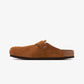 Birkenstock | BOSTON SUEDE LEATHER REGULAR  { BROWN