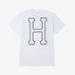 HUF | SET H T-SHIRT  { WHITE