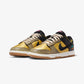 Nike | DUNK LOW PREMIUM  { BLACK/KHAKI-METALLIC GOLD-MEDIUM ASH