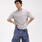 SUPERKICKS | CORE OVERSIZED T-SHIRT { GREY