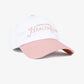 SPORTY & RICH | RIZZOLI EMBROIDERED HAT { WHITE/BALLET