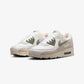 Nike | AIR MAX 90 SE  { WHITE/DARK STUCCO-SUMMIT WHITE-PHANTOM