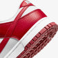 Nike | DUNK LOW NEXT NATURE  { WHITE/GYM RED