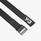 Y-3 | BELT  { BLACK