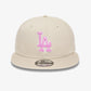 New Era | LA DODGERS MLB OUTLINE STONE 9FIFTY ADJUSTABLE CAP  { CREAM