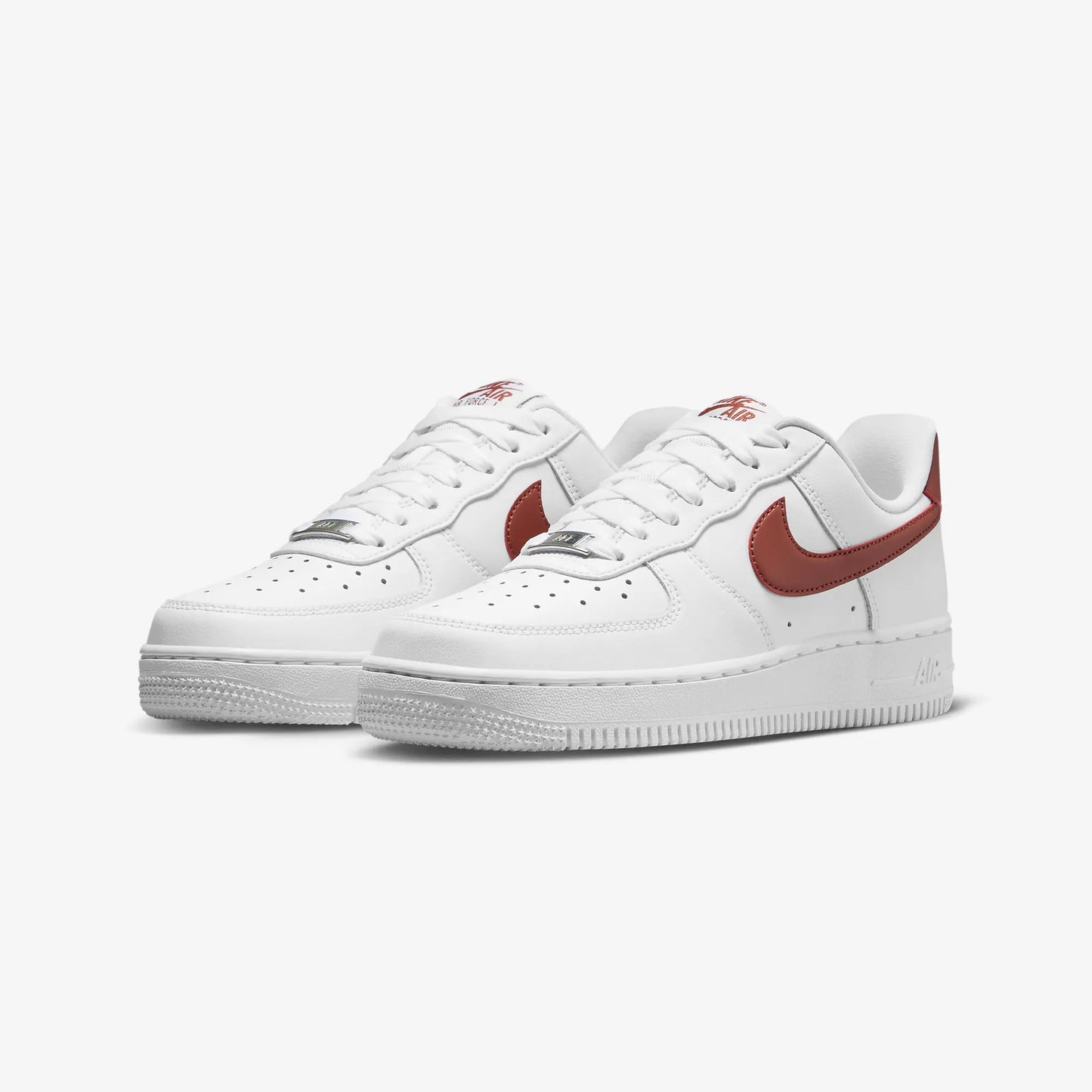 WMN'S AIR FORCE 1 "07 'WHITE/RUGGED ORANGE'