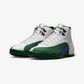 JORDAN | AIR JORDAN 12 RETRO "IDOLS BECOME RIVALS" { SUMMIT WHITE/GORGE GREEN-FIERCE PURPLE