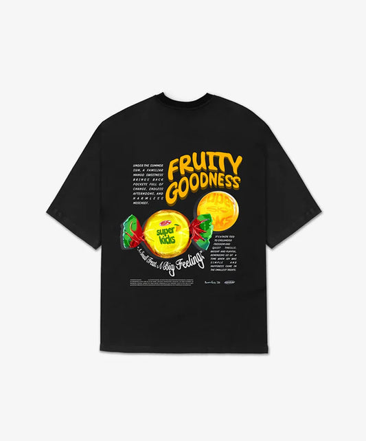 SUPERKICKS | NOSTALGIC SS CANDY TEE { BLACK/BLACK