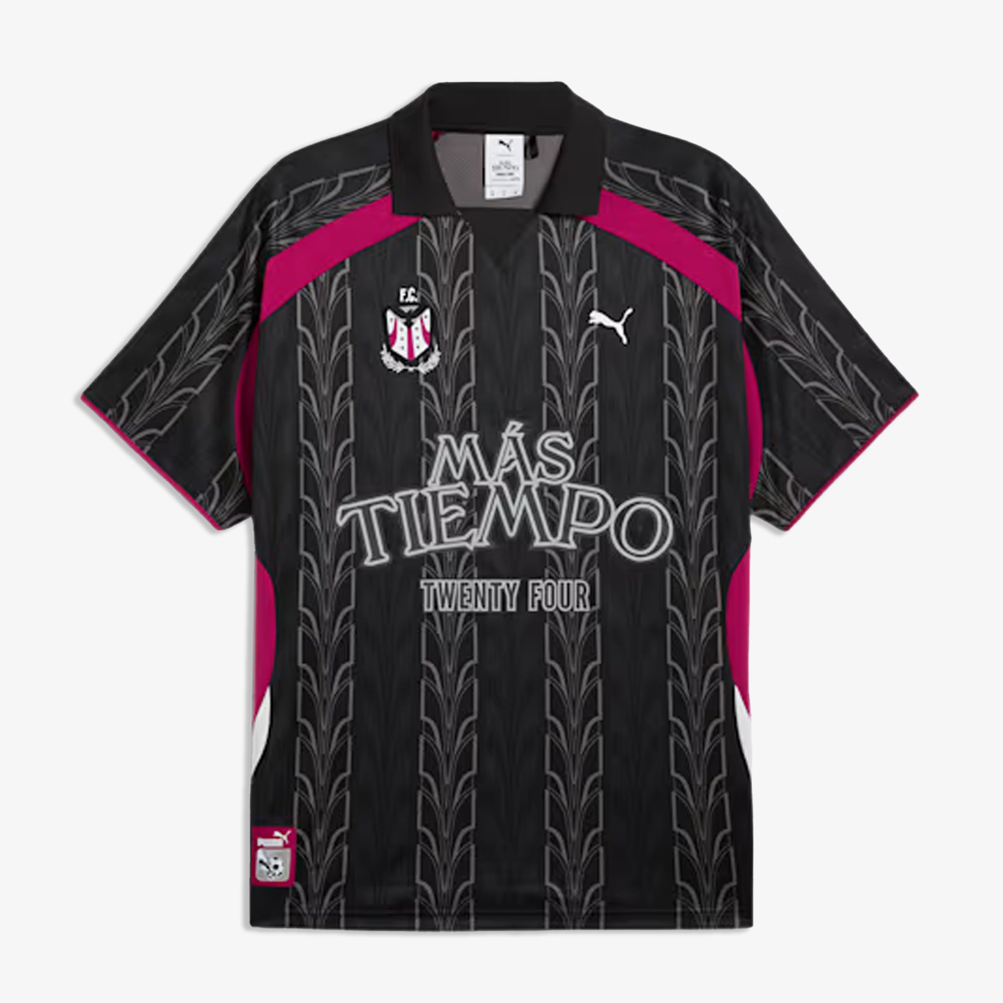 PUMA | X MAS TIEMPO RELAXED FIT JERSEY { BLACK/PINK – Superkicks