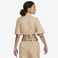 Nike | SHORT-SLEEVE CROPPED TOP  { HEMP/BAROQUE BROWN