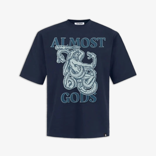 ALMOST GODS | HYDRA'S FURY RELAXED TEE { BLUE