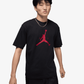 JORDAN | JUMPMAN T-SHIRT { BLACK/GYM RED