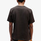 ALMOST GODS | SHATTERED ALPHA CROSS TEE WITH PIGMENT WASH { BROWN