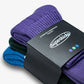 Superkicks | CREW SOCKS  { PURPLE/GREEN/BLUE
