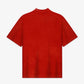 F A R A K | BASICS RED BAGRU T-SHIRT { RED