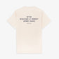 SPORTY & RICH | EDEN CREST KENNEDY T-SHIRT { CREAM/NAVY