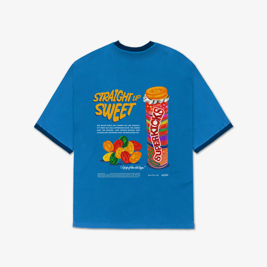 SUPERKICKS | NOSTALGIC SS POPPINS TEE { BLUE/BLUE