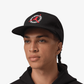 Jordan | FIGHT CLUB PRO UNSTRUCTURED FLAT BILL HAT { BLACK/BLACK