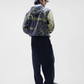 ALMOST GODS | FELT THORN BLOOM RELAXED WINDBREAKER JACKET { NAVY