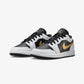 JORDAN | AIR JORDAN LOW 1 (GS) { WHITE/METALLIC GOLD-BLACK