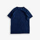 FDMTL | PRINTED PAISELY INDIGO TEE  { INDIGO