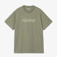 Carhartt | S/S PEACE AND WORK T-SHIRT { DOLLAR GREEN/NATURAL