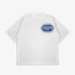 STRANGE | VANDAL TEE { WHITE/BLUE
